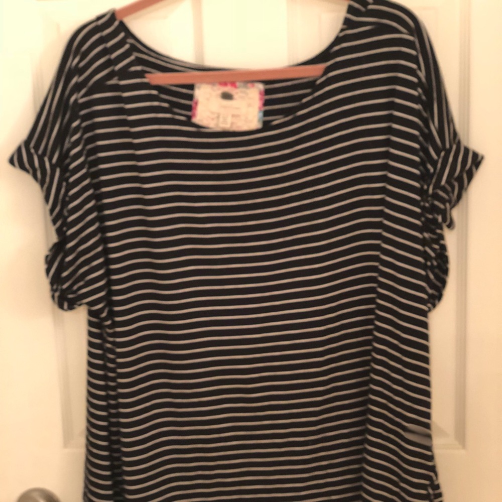 Striped Black and White Shirt